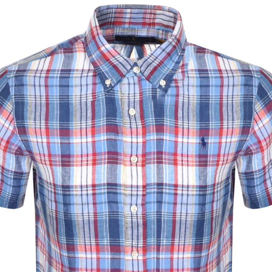 Alternative Image for ProductRalph Lauren Custom Fit Short Sleeve Shirt Blue2